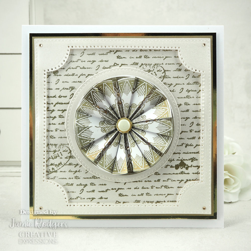 Creative Expressions Jamie Rodgers Clear Stamp A5 Circles Tea Bag Folding (CEC981) (OUTLET)