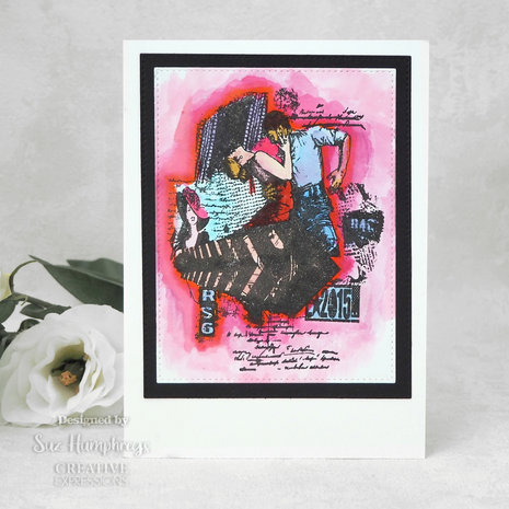 Creative Expressions Andy Skinner Rubber Stamp A6 The Last Tango (CEASR048) (OUTLET)