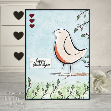 Creative Expressions Bonnita Moaby Clear Stamp A5 You're Tweet (CEC987) (OUTLET)