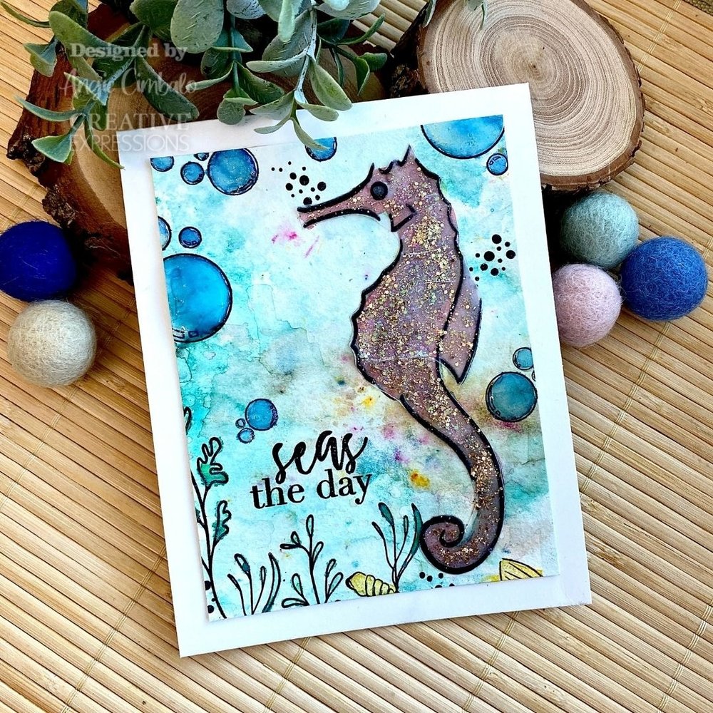 Creative Expressions Bonnita Moaby Clear Stamp A5 Seas The Day (CEC986) (OUTLET) Creative Expressions Bonnita Moaby Clear Stamp A5 Seas The Day (CEC986) (OUTLET)
