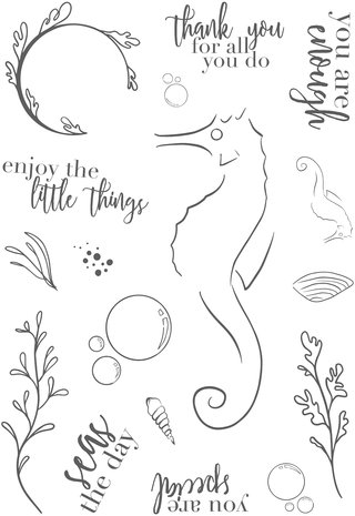 Creative Expressions Bonnita Moaby Clear Stamp A5 Seas The Day (CEC986) (OUTLET) Creative Expressions Bonnita Moaby Clear Stamp A5 Seas The Day (CEC986) (OUTLET)