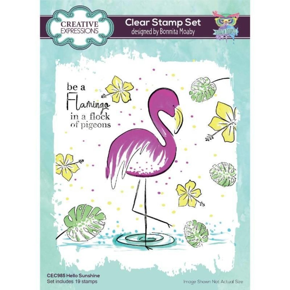 Creative Expressions Bonnita Moaby Clear Stamp A5 Hello Sunshine (CEC985) (OUTLET)
