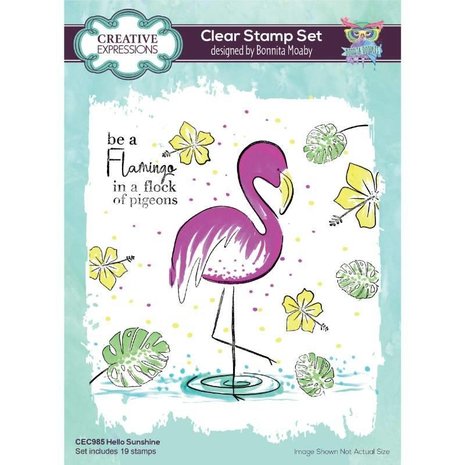 Creative Expressions Bonnita Moaby Clear Stamp A5 Hello Sunshine (CEC985) (OUTLET)