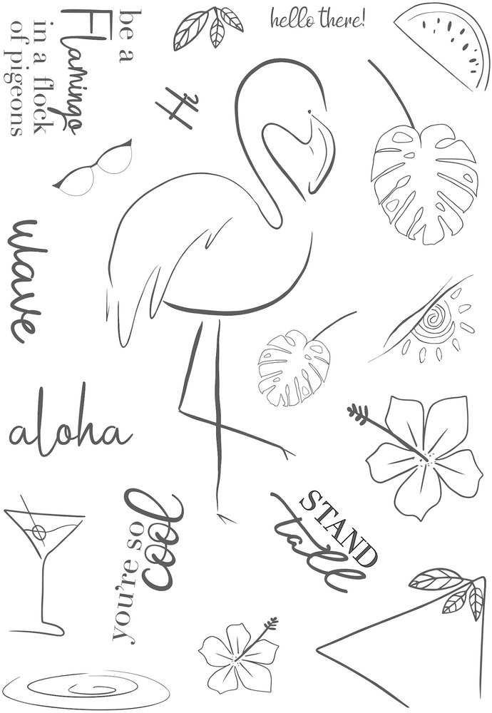 Creative Expressions Bonnita Moaby Clear Stamp A5 Hello Sunshine (CEC985) (OUTLET)