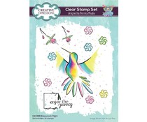 Creative Expressions Bonnita Moaby Clear Stamp A5 Blossoms In Flight (CEC989)