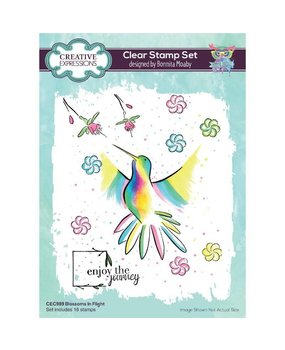 Creative Expressions Bonnita Moaby Clear Stamp A5 Blossoms In Flight (CEC989) (OUTLET)