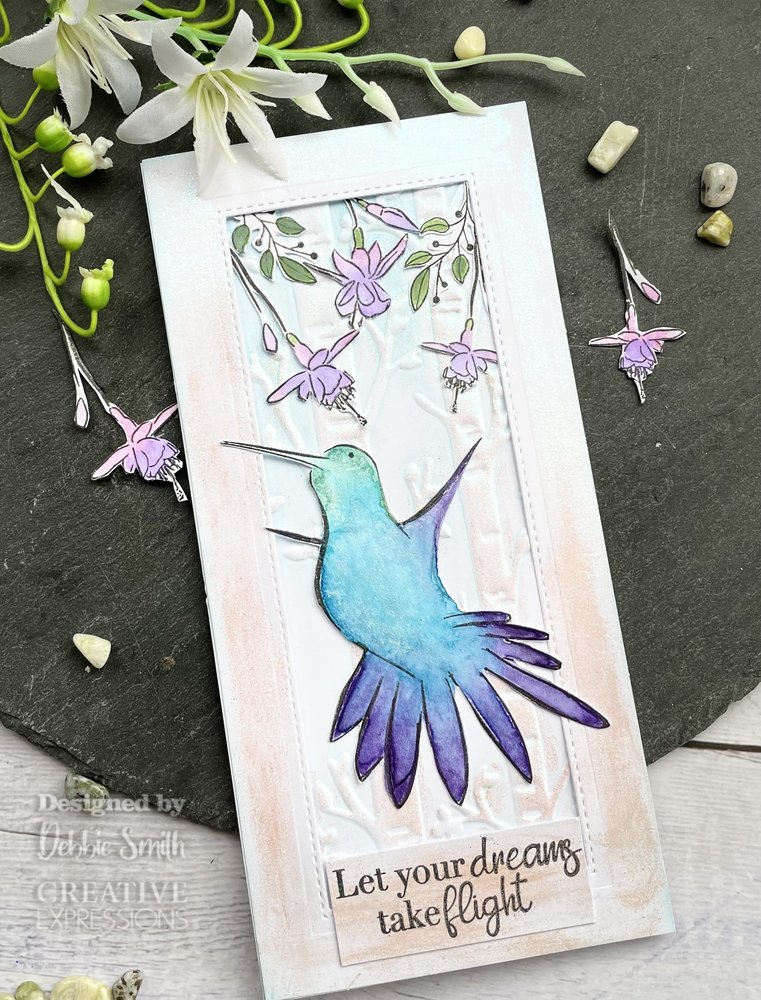 Creative Expressions Bonnita Moaby Clear Stamp A5 Blossoms In Flight (CEC989) (OUTLET)