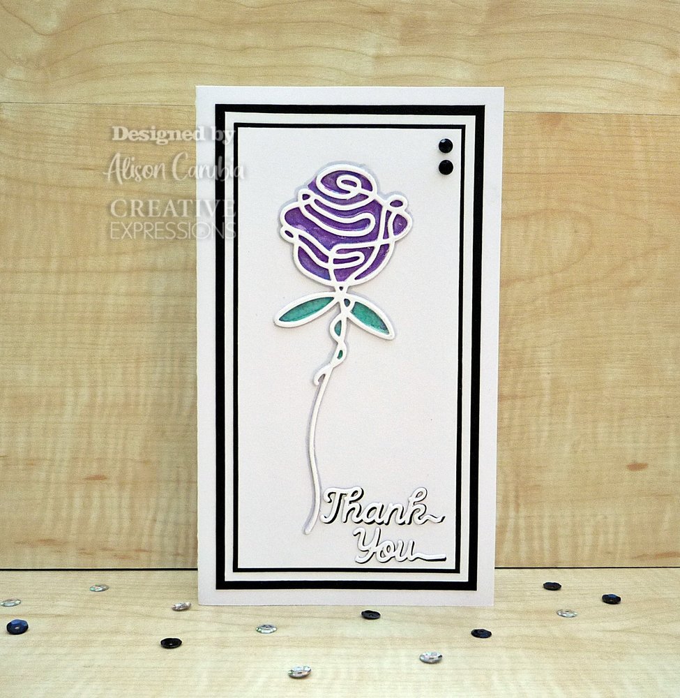 Creative Expressions Craft Dies One-Liner Collection Thank You (CEDSE011) (OUTLET) Creative Expressions Craft Dies One-Liner Collection Thank You (CEDSE011) (OUTLET)