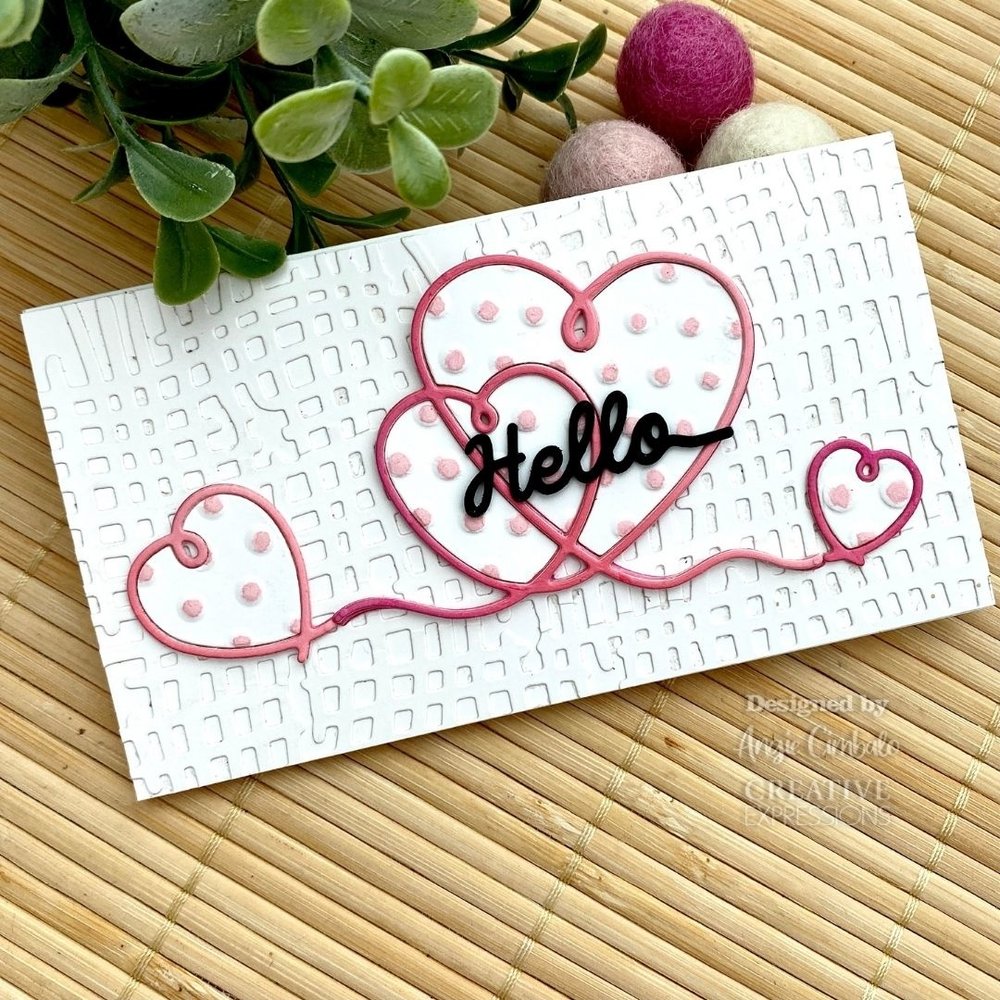 Creative Expressions Craft Dies One-Liner Collection Hearts (CEDSE006) (OUTLET)