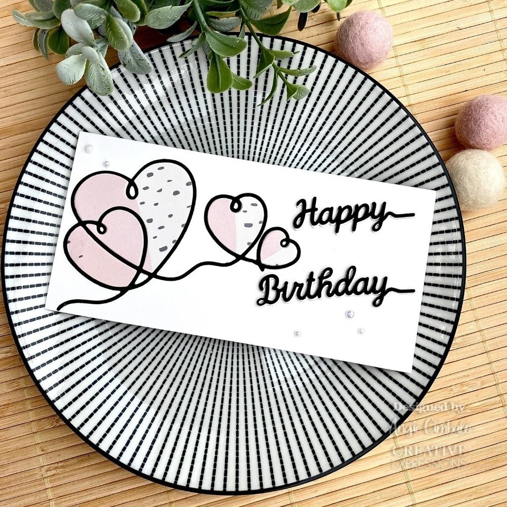 Creative Expressions Craft Dies One-Liner Collection Hearts (CEDSE006) (OUTLET)