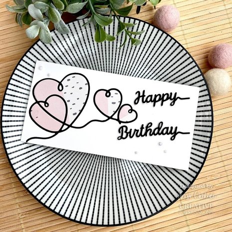 Creative Expressions Craft Dies One-Liner Collection Hearts (CEDSE006) (OUTLET)