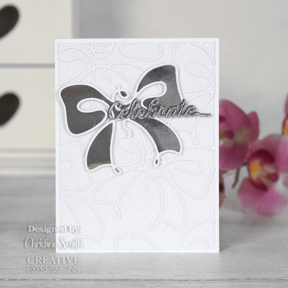 Creative Expressions Craft Dies One-Liner Collection Bow (CEDSE008) (OUTLET)
