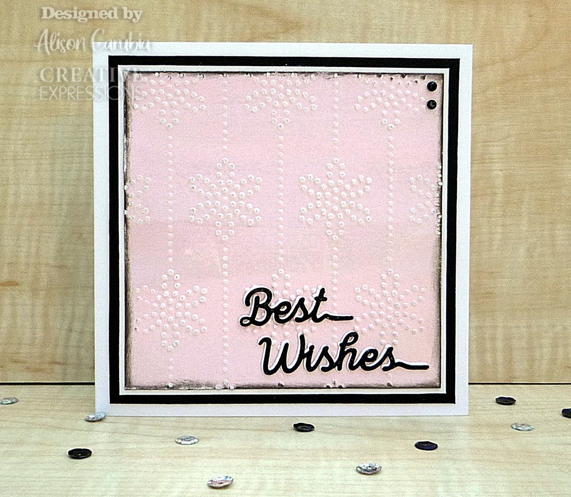 Creative Expressions Craft Dies One-Liner Collection Best Wishes (CEDSE012) (OUTLET)