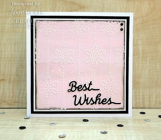 Creative Expressions Craft Dies One-Liner Collection Best Wishes (CEDSE012) (OUTLET)