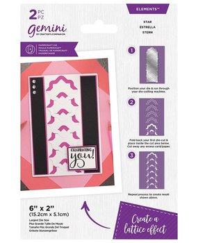 Gemini Lattice Folding Star Elements Dies (GEM-MD-ELE-LFD-STA) (DISCONTINUED) Gemini Lattice Folding Star Elements Dies (GEM-MD-ELE-LFD-STA) (DISCONTINUED)