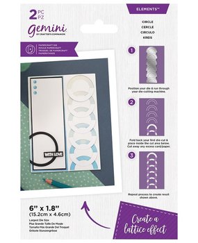 Gemini Lattice Folding Circle Elements Dies (GEM-MD-ELE-LFD-CIR) (DISCONTINUED) Gemini Lattice Folding Circle Elements Dies (GEM-MD-ELE-LFD-CIR) (DISCONTINUED)