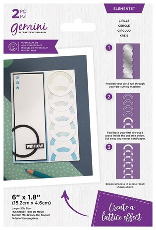 Gemini Lattice Folding Circle Elements Dies (GEM-MD-ELE-LFD-CIR) (DISCONTINUED) Gemini Lattice Folding Circle Elements Dies (GEM-MD-ELE-LFD-CIR) (DISCONTINUED)