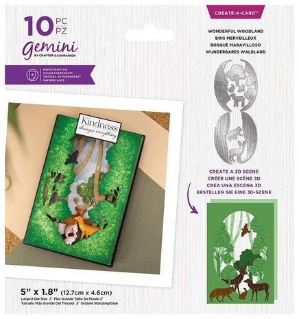 Gemini Wonderful Woodland Create-a-Card Dies (GEM-MD-CAD-WONWO) (DISCONTINUED) Gemini Wonderful Woodland Create-a-Card Dies (GEM-MD-CAD-WONWO) (DISCONTINUED)