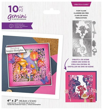Gemini Fairy Glade Create-a-Card Dies (GEM-MD-CAD-FAGLA) (DISCONTINUED)