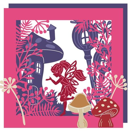 Gemini Fairy Glade Create-a-Card Dies (GEM-MD-CAD-FAGLA) (DISCONTINUED)