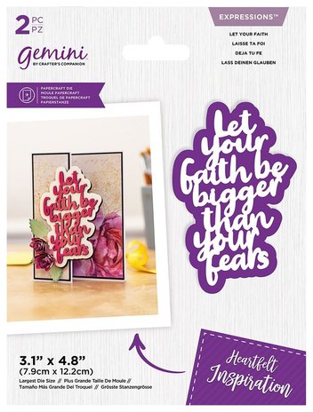 Gemini Let Your Faith Expressions Dies (GEM-MD-EXP-LEYF) (DISCONTINUED) Gemini Let Your Faith Expressions Dies (GEM-MD-EXP-LEYF) (DISCONTINUED)