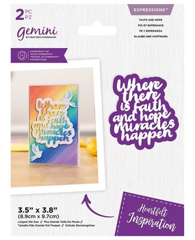 Gemini Faith and Hope Expressions Dies (GEM-MD-EXP-FAHO) (DISCONTINUED) Gemini Faith and Hope Expressions Dies (GEM-MD-EXP-FAHO) (DISCONTINUED)