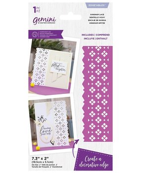 Gemini Gingham Lace Edge'able Die (GEM-MD-EDG-GILA) (DISCONTINUED)
