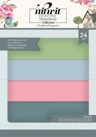Crafter's Companion Homebody A4 Luxury Pearlescent Card Pack (NIT-HB-LUX-PCPA4) (OUTLET) Crafter's Companion Homebody A4 Luxury Pearlescent Card Pack (NIT-HB-LUX-PCPA4) (OUTLET)
