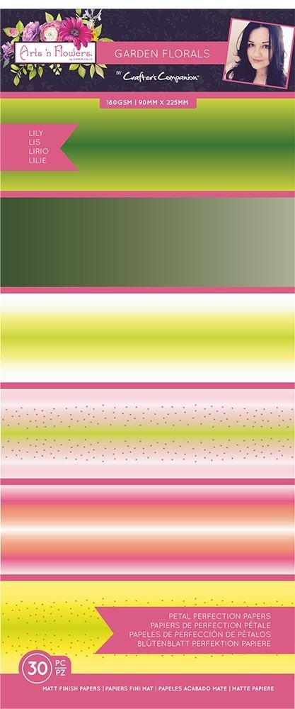 Crafter's Companion Arts 'n Flowers Garden Florals Petal Perf. Papers Lily (SCC-AF-GFL-PETPERF-LILY) (OUTLET) Crafter's Companion Arts 'n Flowers Garden Florals Petal Perf. Papers Lily (SCC-AF-GFL-PETPERF-LILY) (OUTLET)