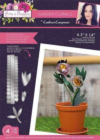 Crafter's Companion Arts 'n Flowers Garden Florals Metal Dies Mountain Peony (SCC-AF-GFL-MD-MOPE) (OUTLET) Crafter's Companion Arts 'n Flowers Garden Florals Metal Dies Mountain Peony (SCC-AF-GFL-MD-MOPE) (OUTLET)