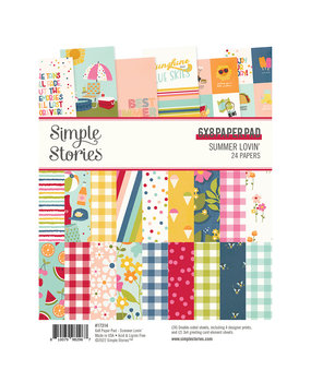 Simple Stories Summer Lovin' 6x8 Inch Paper Pad (17314) (DISCONTINUED)