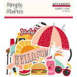 Simple Stories Summer Lovin' Bits & Pieces (17317) (DISCONTINUED)