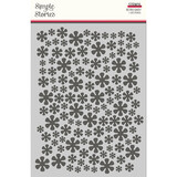 Simple Stories Summer Lovin' 6x8 Inch Stencil Retro Daisy (17326) (DISCONTINUED)