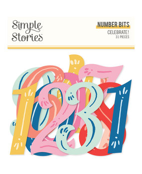 Simple Stories Celebrate! Number Bits (17419) (DISCONTINUED)