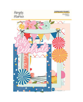 Simple Stories Celebrate! Chipboard Frames (17421) (DISCONTINUED)