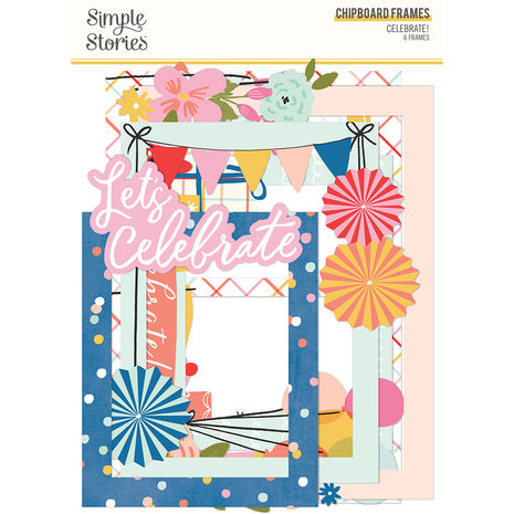 Simple Stories Celebrate! Chipboard Frames (17421) (DISCONTINUED)