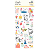 Simple Stories Celebrate! Puffy Stickers (17423) (OUTLET)