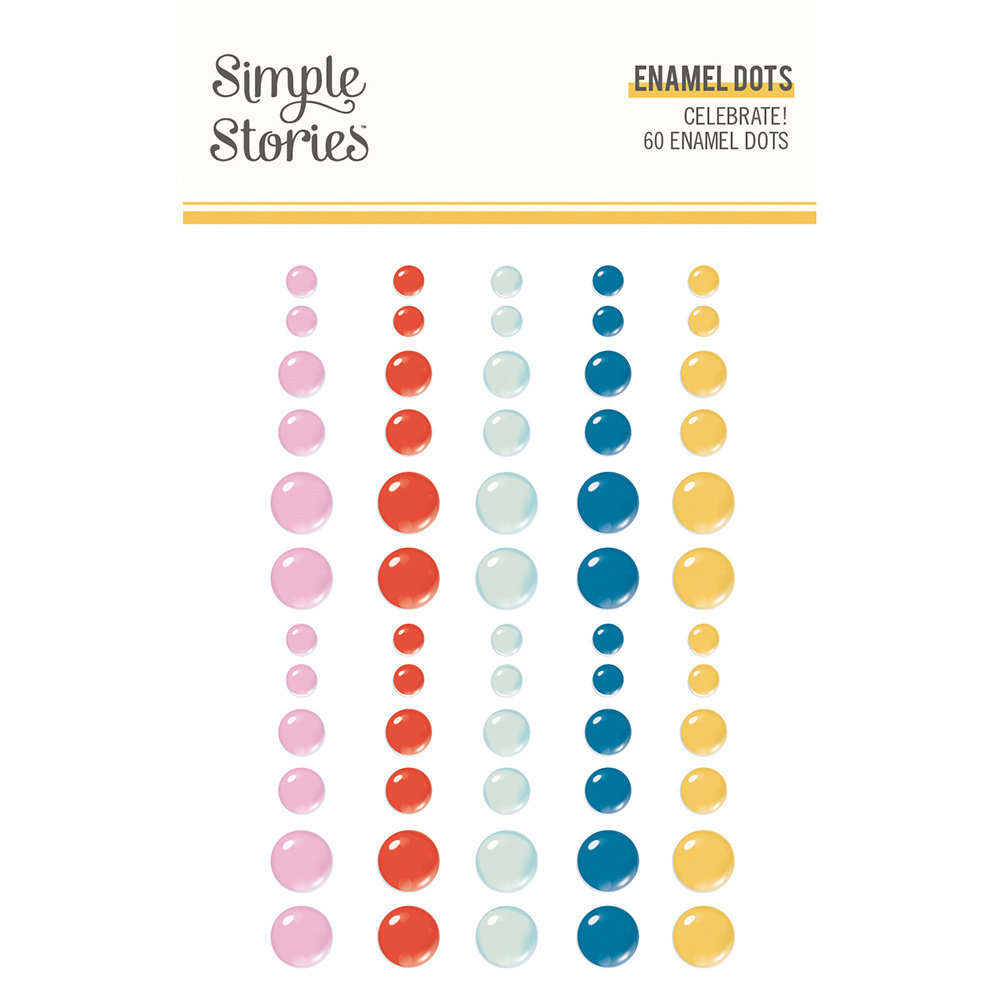 Simple Stories Celebrate! Enamel Dots (17425) (DISCONTINUED) Simple Stories Celebrate! Enamel Dots (17425) (DISCONTINUED)