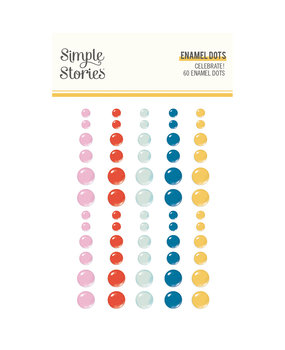 Simple Stories Celebrate! Enamel Dots (17425) (DISCONTINUED) Simple Stories Celebrate! Enamel Dots (17425) (DISCONTINUED)