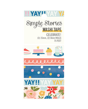 Simple Stories Celebrate! Washi Tape (17426) (DISCONTINUED)