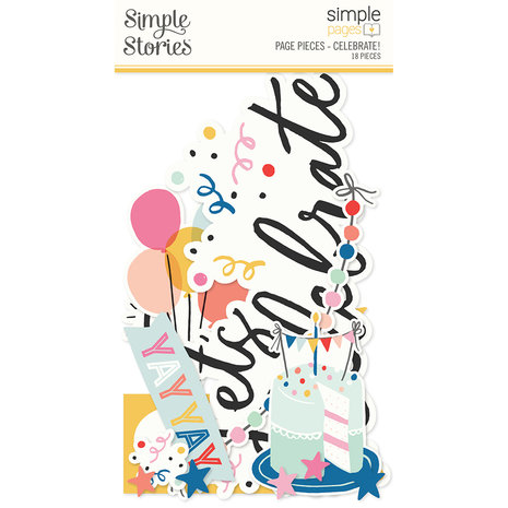 Simple Stories Celebrate! Simple Pages Page Pieces (17428) (DISCONTINUED)