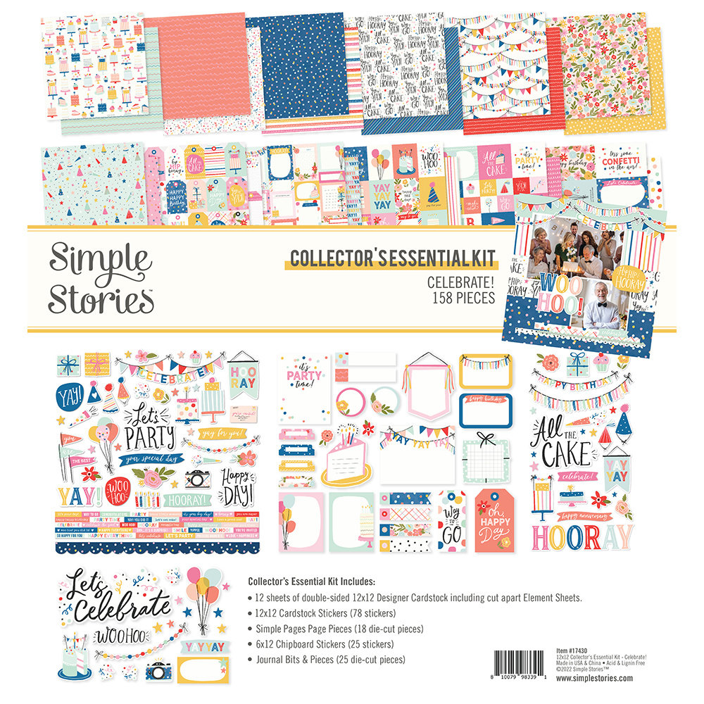 Simple Stories Celebrate! Collector's Essential Kit (17430) (DISCONTINUED) Simple Stories Celebrate! Collector's Essential Kit (17430) (DISCONTINUED)