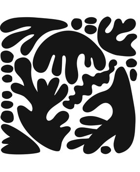 The Crafter's Workshop Splash Whoosh 12x12 Inch Stencil (TCW958) (OUTLET)