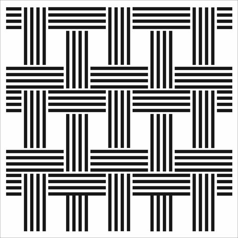 The Crafter's Workshop Basketweave 12x12 Inch Stencil (TCW961) (OUTLET) The Crafter's Workshop Basketweave 12x12 Inch Stencil (TCW961) (OUTLET)