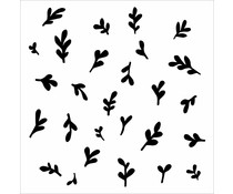 The Crafter's Workshop Barberry Buds 12x12 Inch Stencil (TCW965)
