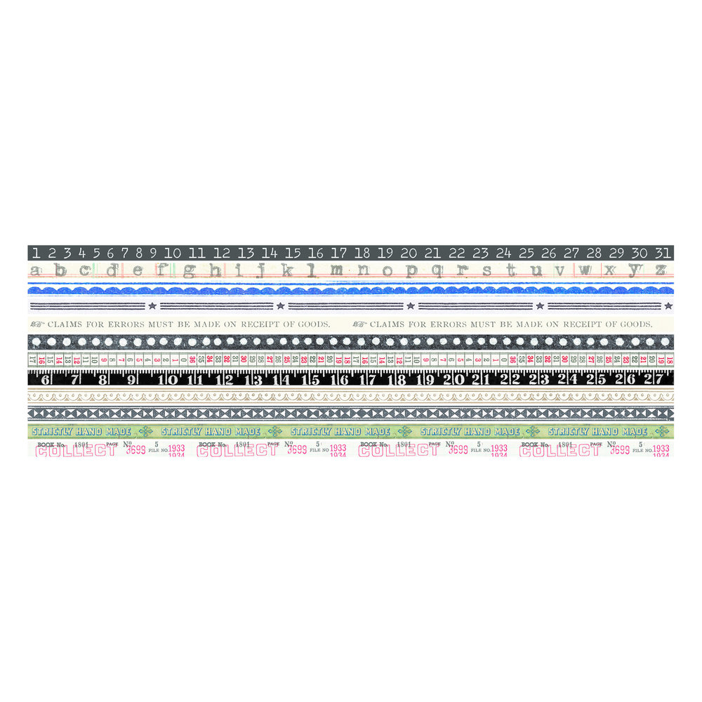 Idea-ology Tim Holtz Design Tape Trims (TH94218) Idea-ology Tim Holtz Design Tape Trims (TH94218)