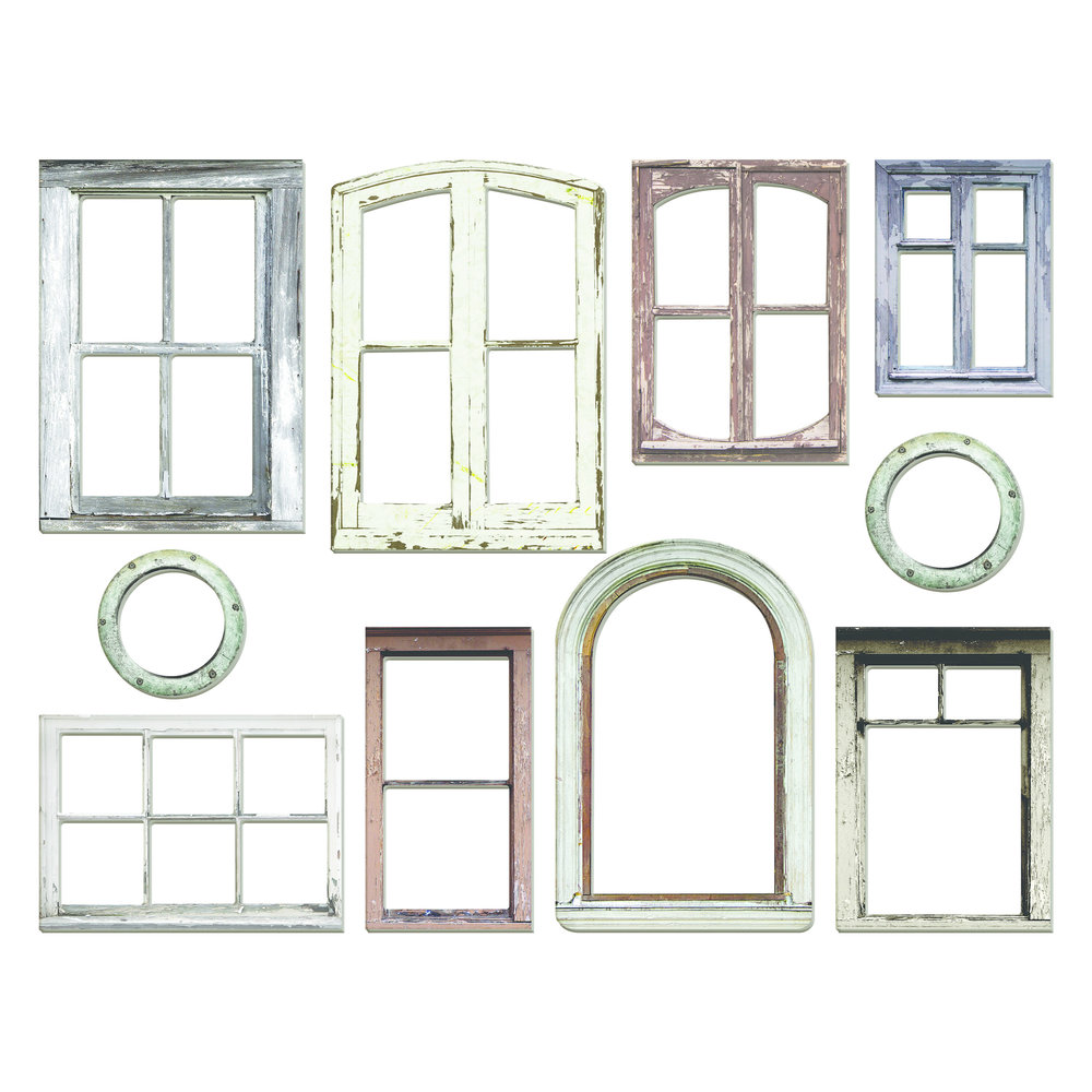 Idea-ology Tim Holtz Baseboards Window Frames (TH94248) Idea-ology Tim Holtz Baseboards Window Frames (TH94248)