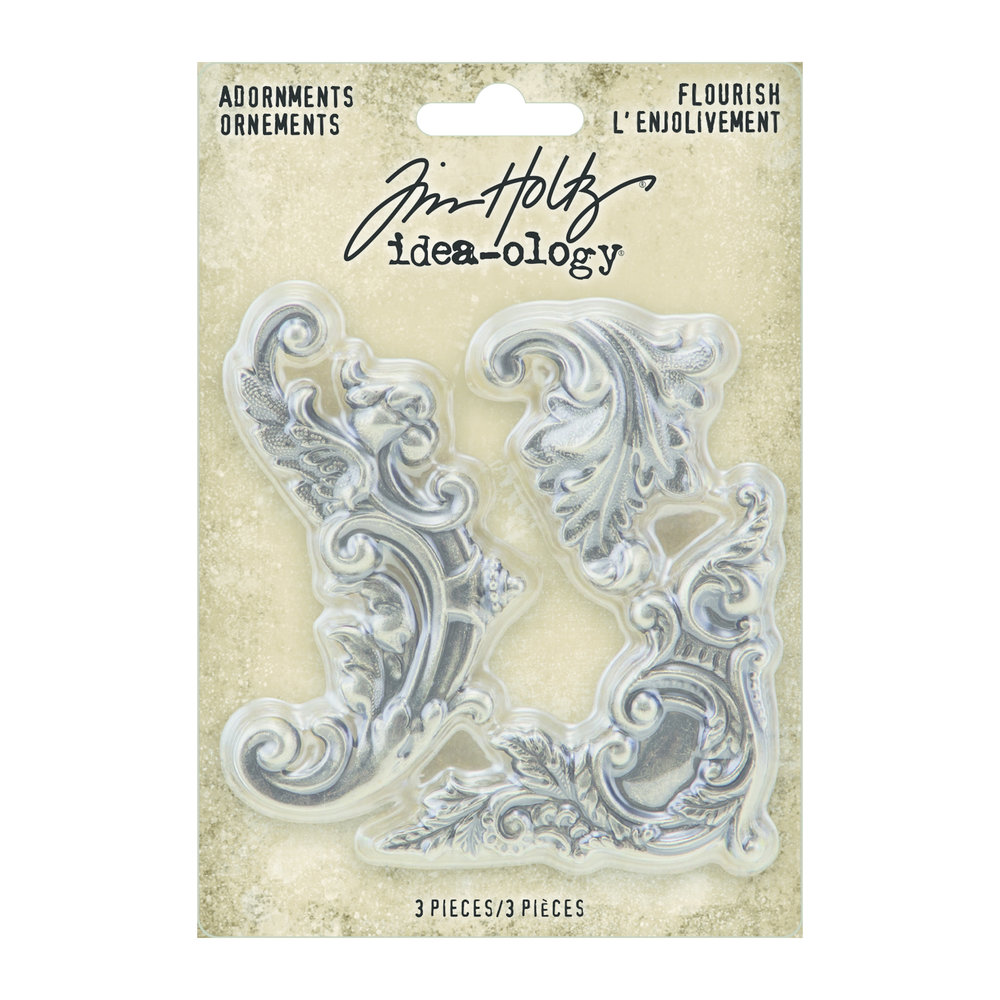 Idea-ology Tim Holtz Adornments Flourish (TH94231) (DISCONTINUED) Idea-ology Tim Holtz Adornments Flourish (TH94231) (DISCONTINUED)