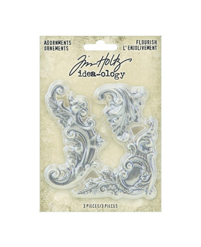 Idea-ology Tim Holtz Adornments Flourish (TH94231) (DISCONTINUED) Idea-ology Tim Holtz Adornments Flourish (TH94231) (DISCONTINUED)