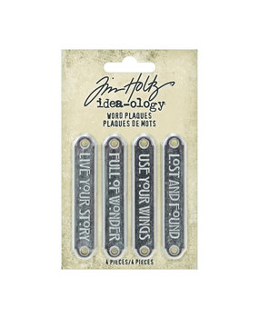 Idea-ology Tim Holtz Word Plaques (TH94246) (DISCONTINUED)